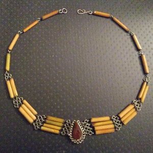 Wooden necklace